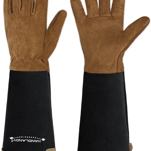 HANDLANDY Pigskin Leather Rose Pruning Gloves