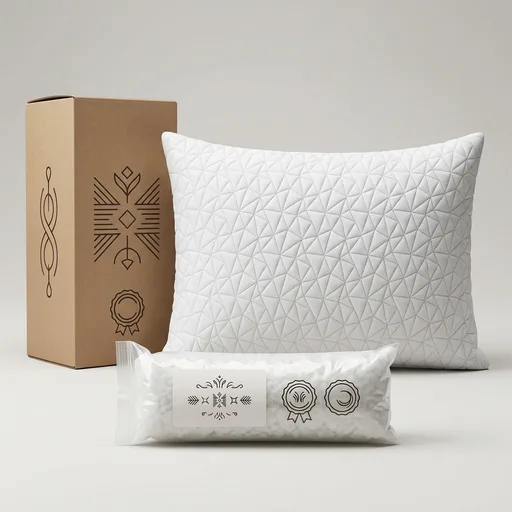 Coop Home Goods Original Adjustable Pillow, Queen Size Bed Pillows for Sleeping, Cross Cut Memory Foam Pillows - Medium Firm Back, Stomach and Side Sleeper Pillow, CertiPUR-US/GREENGUARD Gold