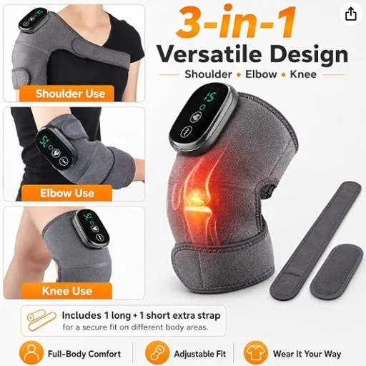 3-in-1 Cordless Knee Massager