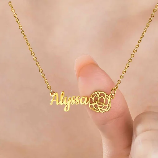 18k Gold Custom Name Bracelet Personalized Customized Jewelry Gifts