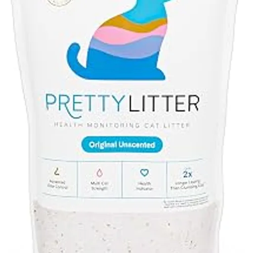 PrettyLitter Health Monitoring Cat Litter, Unscented, 6 lb. Bag