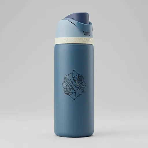 Owala FreeSip Insulated Stainless Steel Water Bottle with Straw, BPA-Free Sports Water Bottle, Great for Travel, 24 Oz, Denim