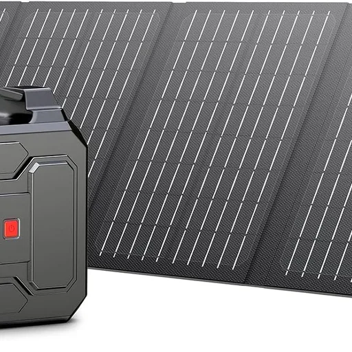 Solar Powered Generator, 100W Portable Power Station with Solar Panels 40W