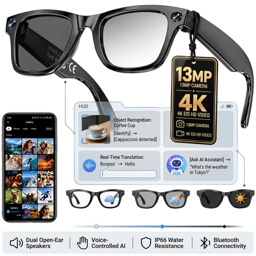 AI Smart Glasses with Camera