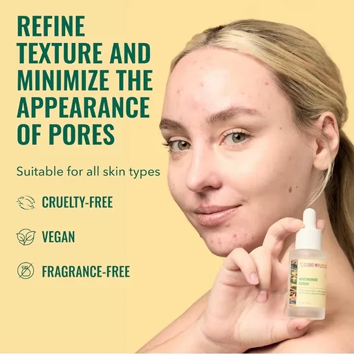 Good Molecules Niacinamide Serum 10%, Pore & Texture Serum, 1 fl oz