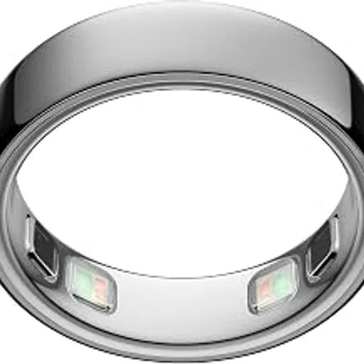 OURARing 5 Smart Ring - Silver - Size 10 - Fitness & Sleep Tracker | World’s Smallest Smart Ring, Activity, Women's Health, AI Advisor, 1 Week Battery Life, IP6