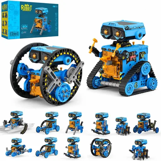 12-in-1 Solar Robot Kit
