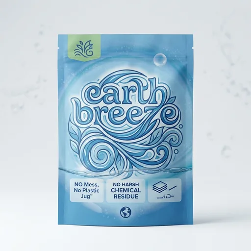 Earth Breeze Laundry Detergent Sheets Fresh Scent 60 Loads