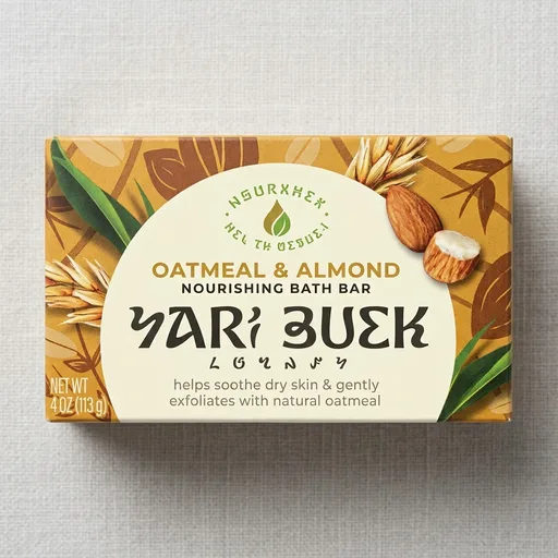 Yardley Oatmeal and Almond Bar Soap, Oatmeal & Almond, 4 Ounce