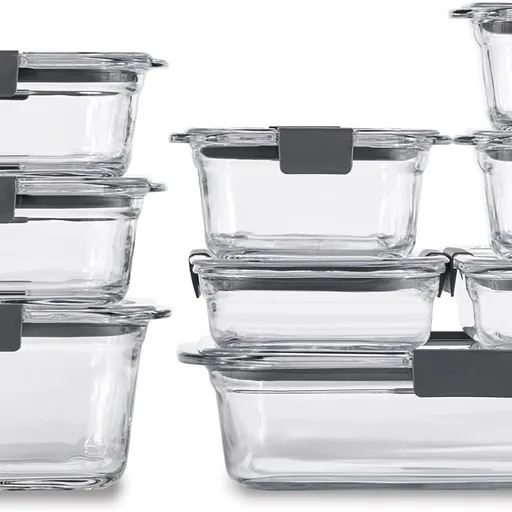 Rubbermaid Brilliance Glass Food Storage Containers