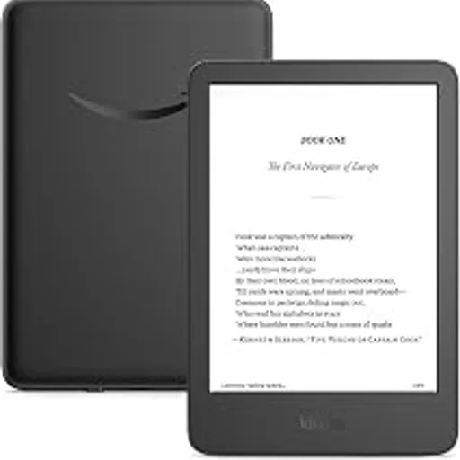 AmazonKindle 16 GB (2024 model) – Light and compact, with fast page turns, and high contrast ratio – Black