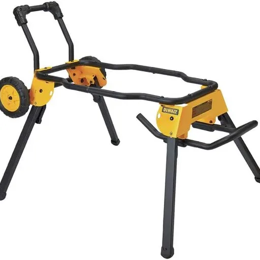 DeWalt Table Saw 10" w/Foldable Rolling Table Saw Stand (DWE 7491RS)