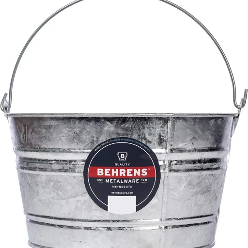 Behrens Hot-Dipped Galvanized Steel Utility Pail 4-1/4 Gallon