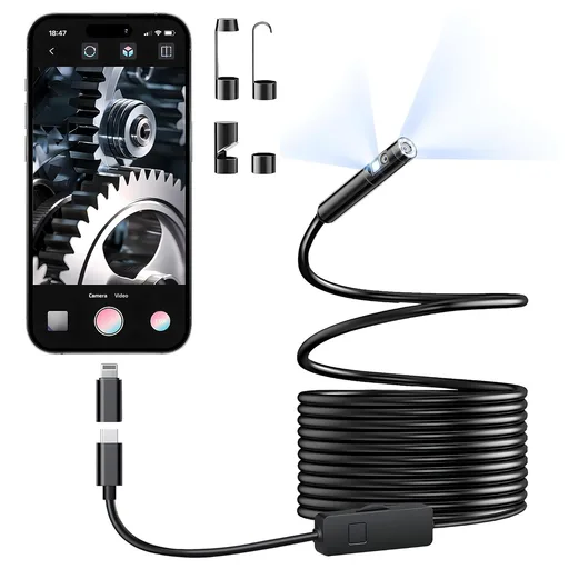 Dual-Lens Endoscope Camera