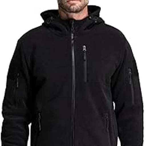 BAERSkinTactical Hoodie Jacket for Men 4.0 - Military Style Fleece Sweater for Cold, Rain, Wind or Snow