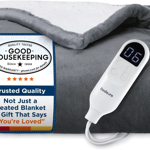 Bedsure Heated Throw Blanket