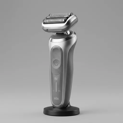 BraunSeries 7 7032cs Flex Electric Razor for Men, Wet & Dry, Electric Razor, Rechargeable, Cordless Foil Shaver with Beard Trimmer and Charging Stand, Silver
