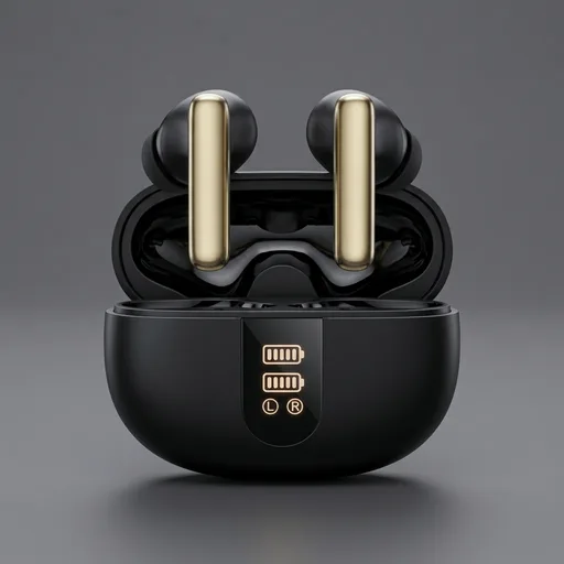 MonsterWireless Earbuds, Bluetooth 6.0 in-Ear Headphones with Charging Case, Stereo Earphones Deep Bass Sound, Built-in Mic, Clear Call, Water Resistant Design