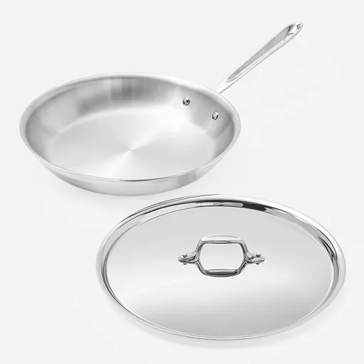 All-Clad D3® Stainless Steel 12 inch Frying Pan with Lid