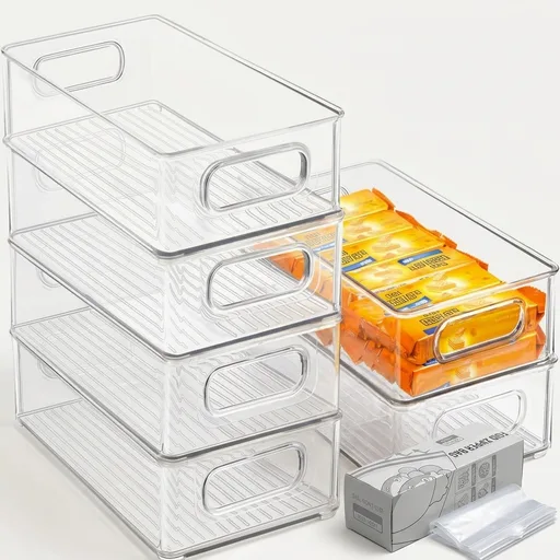 Stackable Refrigerator Organizer Bins