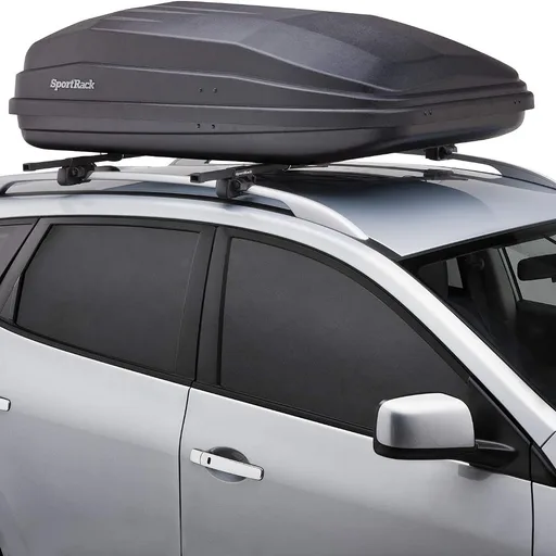 SportRack Vista XL Rear Opening Cargo Box,Black