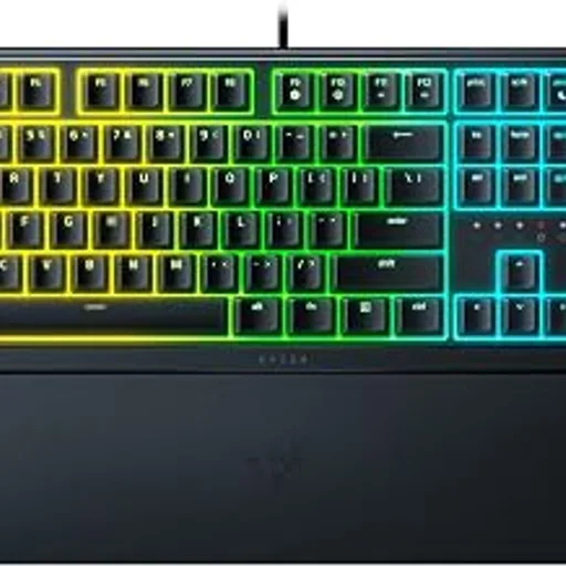RazerOrnata V3 Gaming Keyboard, Low-Profile Keys, Black | Mecha-Membrane Switches, UV-Coated Keycaps, Backlit Media Keys, 10-Zone RGB Lighting, Snap Tap, Magnet