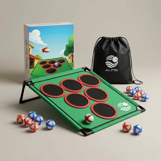 Golf Pong Game Set, Jumbo Backyard Lawn Game, Portable Indoor-Outdoor Chipping Golf Gift for Men, Women & Family