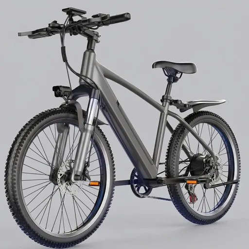 Electric Mountain Bike 26" with 48V 12Ah Battery, 1500W Peak Motor | Up to 25MPH Speed, 65 Miles Range, 7 Speed Gears, Removable Battery, City Commuter