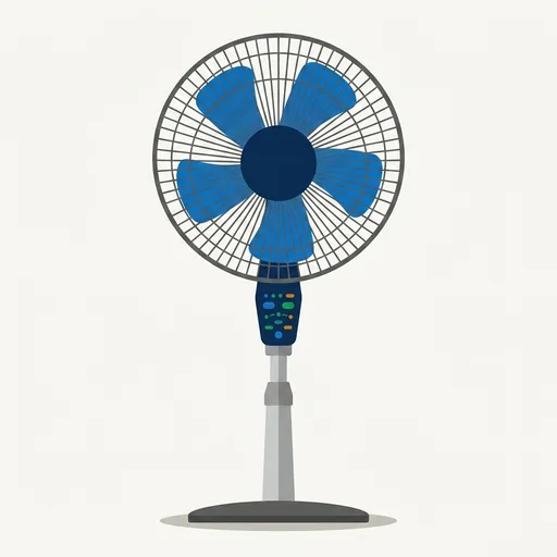 Rowenta Pedestal Fan, 53 Inches, Ultra Quiet Oscillating Fan for Bedroom, Portable, 5 Speeds, Refresh Up to 23-Feet, Silver, Indoor, VU5670
