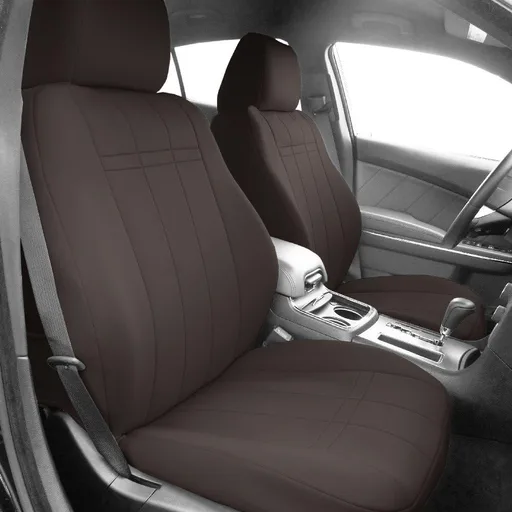Front Sport Buckets Seats, NeoSupreme Seat Covers for 1989-2002 Toyota 4Runner|Toyota T100|Toyota Tacoma Charcoal Charcoal Insert and Trim