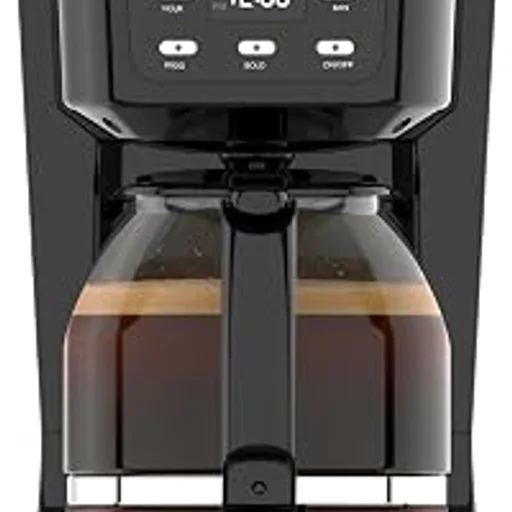 Kitchen Elite 12-Cup Digital Programmable Drip Coffee Maker, 900W, Black