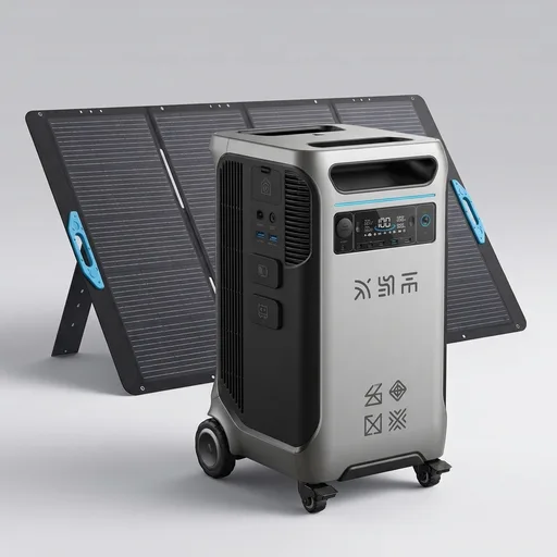 Anker SOLIX F3800 Plus Portable Power Station (Upgraded Version) with 400W Solar Panel, 3840Wh, 3,200W Solar Input, Generators for Home Use, Works with Generator, For Power Outages, and Emergencies