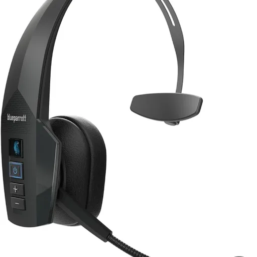 BlueParrott B350-XT Noise Cancelling Bluetooth Headset - Updated Design with Industry Leading Sound & Improved Comfort, Hands-Free Headset w/Expanded Wireless Range & IP54 Rated Protection (Renewed)
