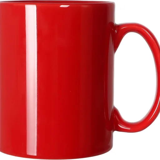 20 OZ Extra Large Ceramic Coffee Mug, M017 Classic Super Big Tea Cup with Handle for Office and Home, Red