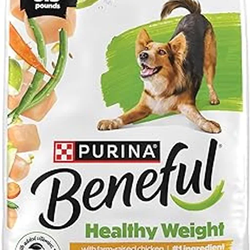 BenefulPurina Healthy Weight Dry Dog Food, Chicken, (4) 3.5 lb Bags | Made with farm-raised chicken, natural dog food with added vitamins, minerals, and nutrien