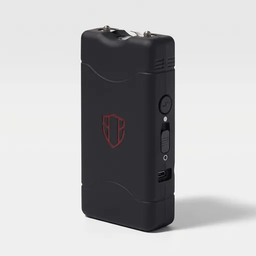 VIPERTEK VTS-880 Mini Stun Gun for Self Defense Rechargeable with LED Flashlight