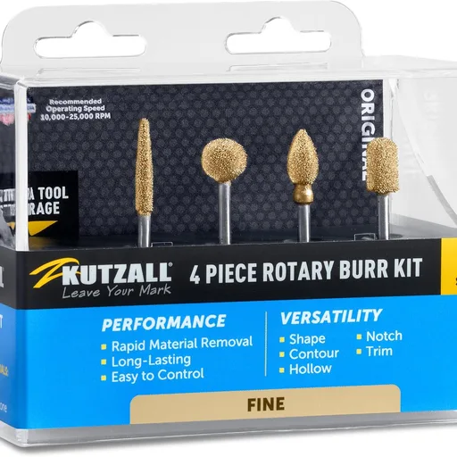 Kutzall 4-Piece Rotary Burr Kit