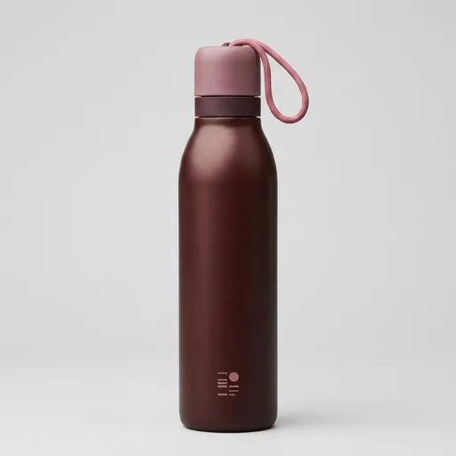 Owala FreeSip Twist Insulated Stainless Steel Water Bottle with Straw for Sports and Travel, BPA-Free, 24-oz, Black Cherry