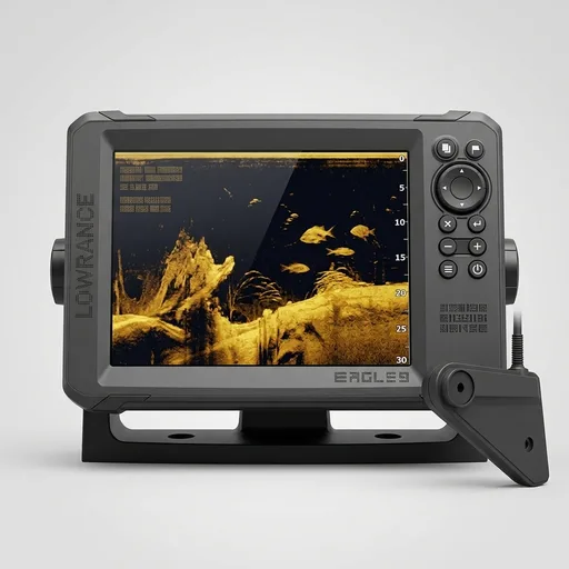Lowrance Eagle Eye Fishfinder with Live Sonar, Chirp Sonar and DownScan with Fish Reveal