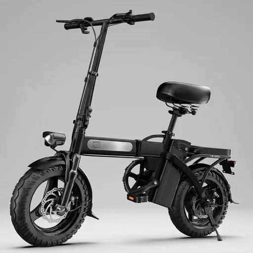 Folding Electric Bike for Adults, 14 Inch Mini Ebike for Commuting