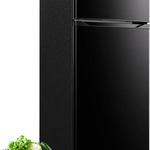 Upstreman 7.7 Cu.Ft. Refrigerator with Freezer Double Door Fridge