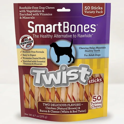 SmartBones Twist Sticks Rawhide-Free Dog Treats