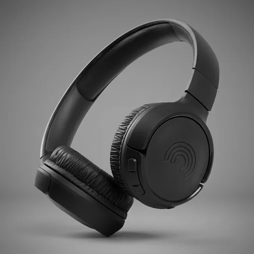 JBL Tune 510BT - Bluetooth headphones with up to 40 hours battery, microphone for call, foldable and comfortable, Android and iOs compatible (Black)