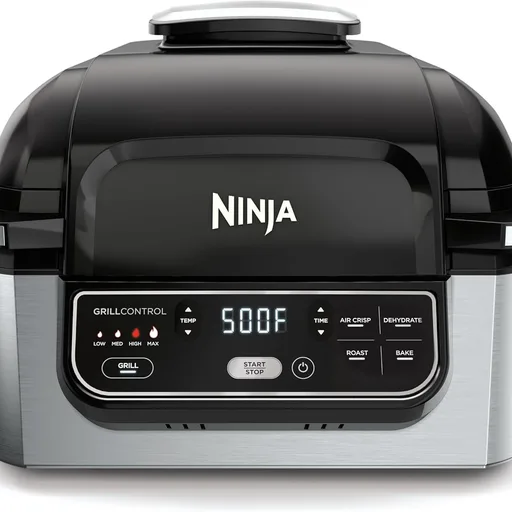 Ninja® Foodi® 5-in-1 XL Indoor Grill & Air Fryer, Black/Grey, AG301