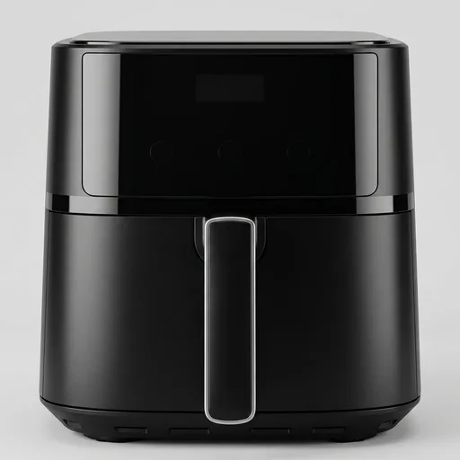 Chefman Air Fryer – 6 QT Compact Airfryer for Quick & Easy Meals in Minutes, Features Hi-Fry Technology for Extra Crisp, Touchscreen Controls with 4 Presets, Nonstick & Dishwasher Safe Basket - Black