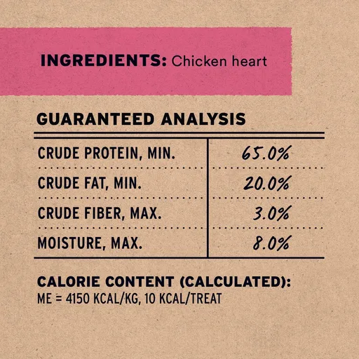Freeze Dried Chicken Hearts for Cats