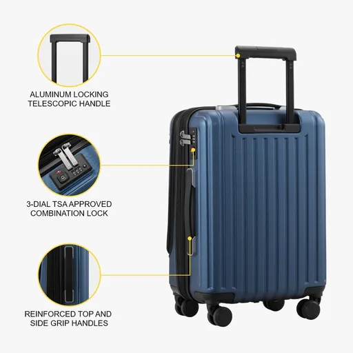 LEVEL8 Grace Carry-On Luggage