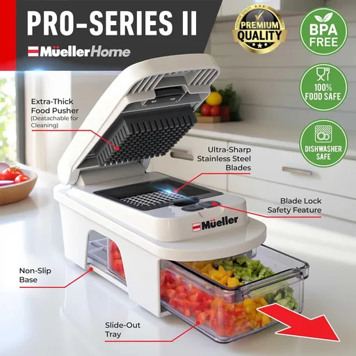 Mueller Pro-Series All-in-One 12-Blade Mandoline Slicer