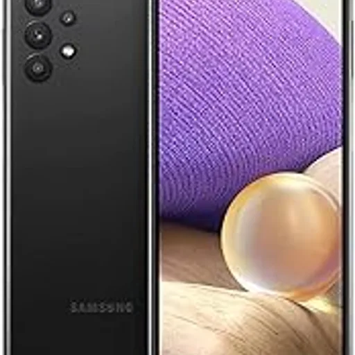 SamsungGalaxy A32 5G (64GB, 4GB) 6.5" 90Hz Display, 48MP Quad Camera, All Day Battery, GSM (T-Mobile Unlocked for AT&T, Metro, Global) 4G LTE A326U (Awesome Bla