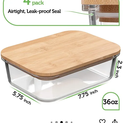 Verel Glass Food Storage Containers